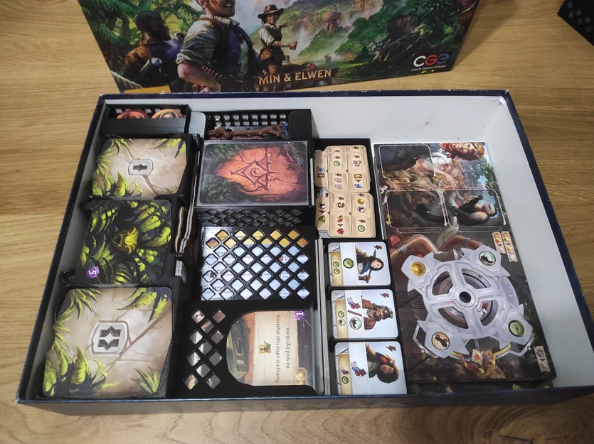 Insert/Organizer Lost Ruins Of Arnak + 2 Expansions (Expedition Leaders & Missing Expedition) - Image 2