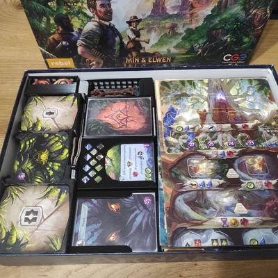 Insert/Organizer Lost Ruins Of Arnak + 2 Expansions (Expedition Leaders & Missing Expedition)