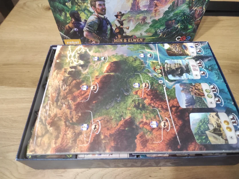Insert/Organizer Lost Ruins Of Arnak + 2 Expansions (Expedition Leaders & Missing Expedition) - Image 7