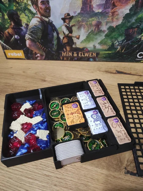 Insert/Organizer Lost Ruins Of Arnak + 2 Expansions (Expedition Leaders & Missing Expedition) - Image 11