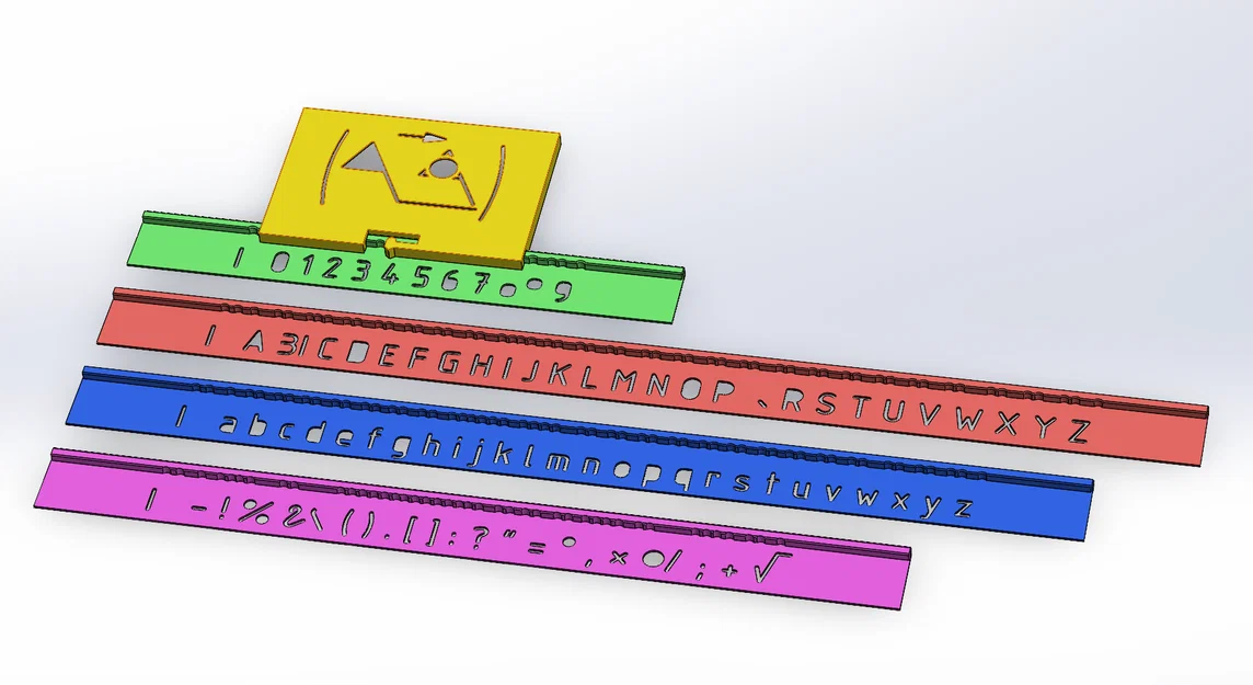 Stencil cho bản vẽ kỹ thuật (Technical Drawing Stencil) - Image 2