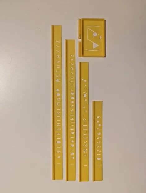 Stencil cho bản vẽ kỹ thuật (Technical Drawing Stencil) - Image 3