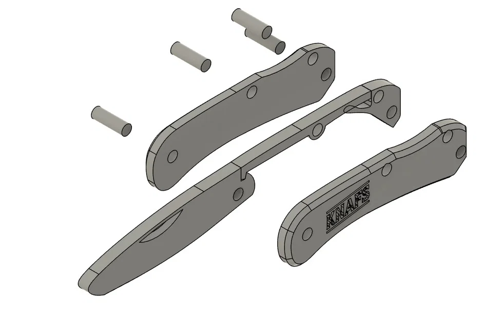 Bộ Kit Niños Knife Kit (dao gấp lockback in 3D) - Image 5