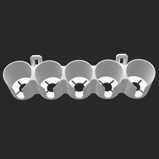 Khay SKÅDIS IKEA giữ chai sơn lớn hơn (35mm) – IKEA Skadis Paint Holder - Image 1