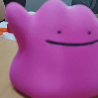Mô hình heo đất Pokemon Ditto in 3D không cần support