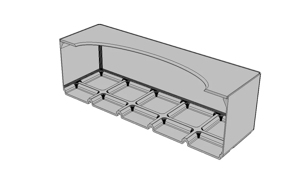 Hộp đựng găng tay cao su cho hệ thống lưu trữ Gridfinity 5x3 - Image 3
