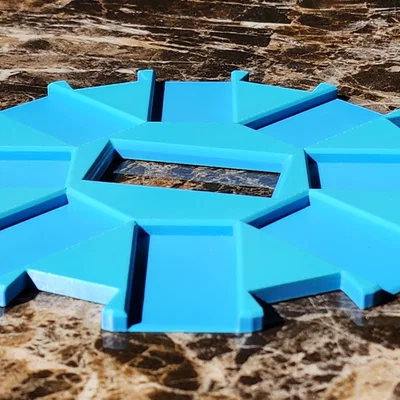 Khay giữ domino trung tâm cho Mexican Train