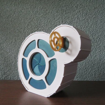 Két giữ chìa khóa cơ cấu Iris (Iris mechanism key safe)