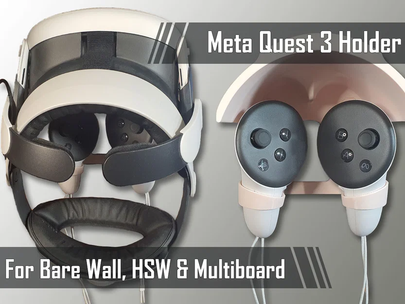Giá Treo Tường Meta Quest 3 (Meta Quest 3 Wall Holder) - Image 1