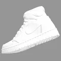 Mô hình giày Air Jordan 1 Retro High OG 3D cực chi tiết - Thumbnail 2