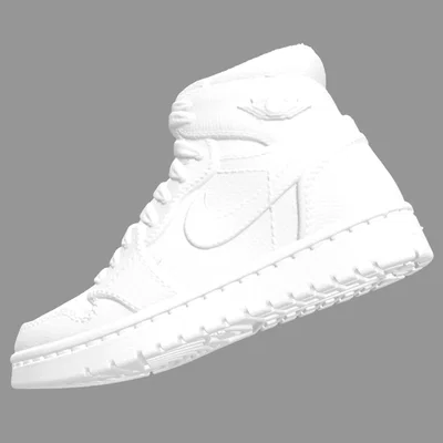 Mô hình giày Air Jordan 1 Retro High OG 3D cực chi tiết
