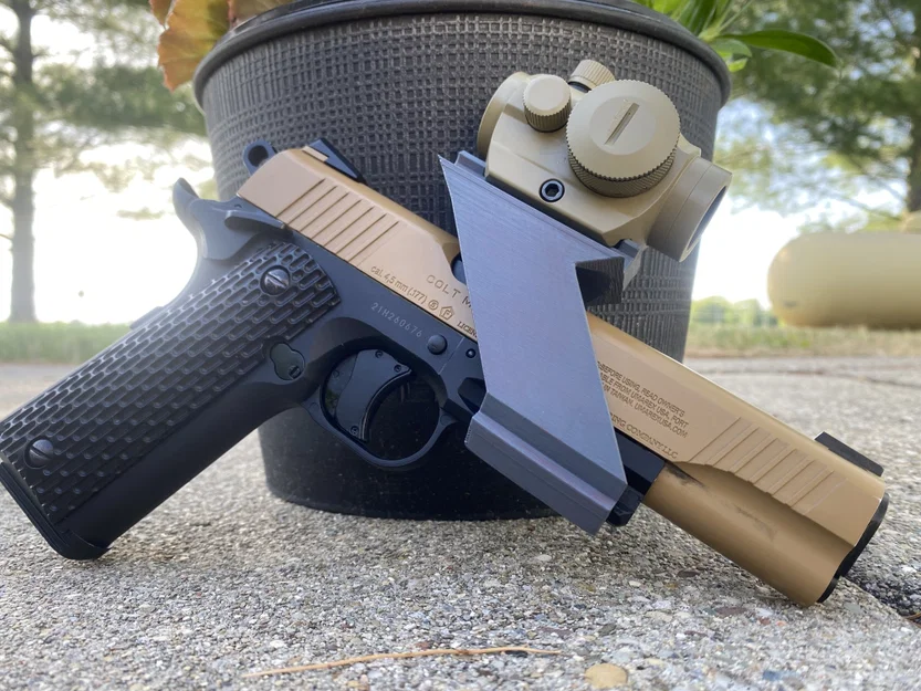 Ngàm Gắn Kính Ngắm Picatinny Cho Súng Airsoft Colt M45 - Image 1