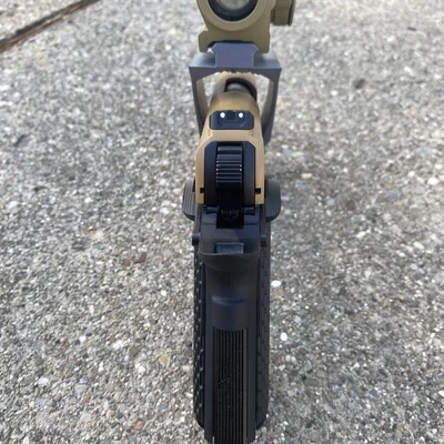 Ngàm Gắn Kính Ngắm Picatinny Cho Súng Airsoft Colt M45