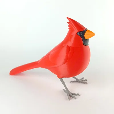 Northern Cardinal “puzzle” – Chim Hồng Y Đỏ lắp ráp
