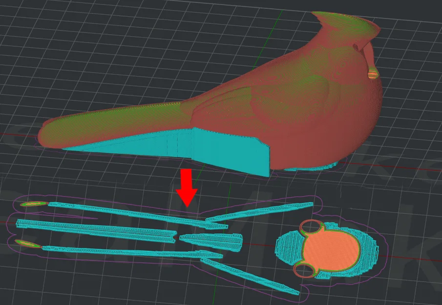 Northern Cardinal “puzzle” – Chim Hồng Y Đỏ lắp ráp - Image 13