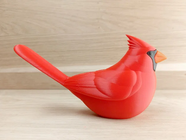 Hồng Y Bắc Mỹ đang ngồi (Sitting Northern Cardinal) - Image 1