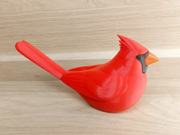 Hồng Y Bắc Mỹ đang ngồi (Sitting Northern Cardinal) - Image 2