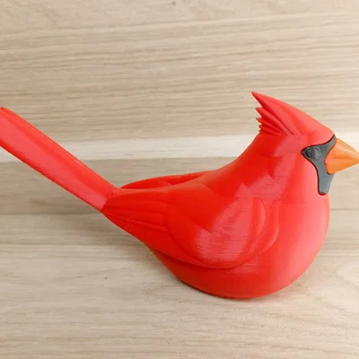 Hồng Y Bắc Mỹ đang ngồi (Sitting Northern Cardinal)
