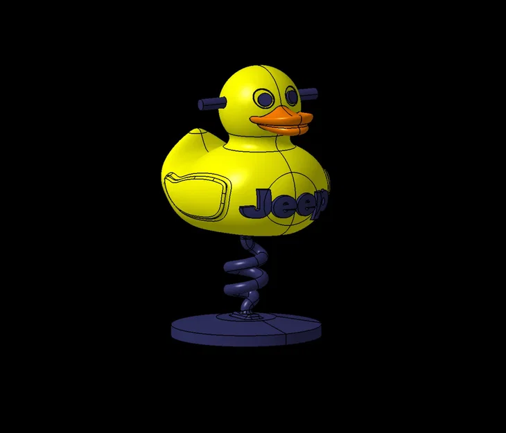 Vịt JEEP Lò Xo (Springy JEEP Duck) - Image 1