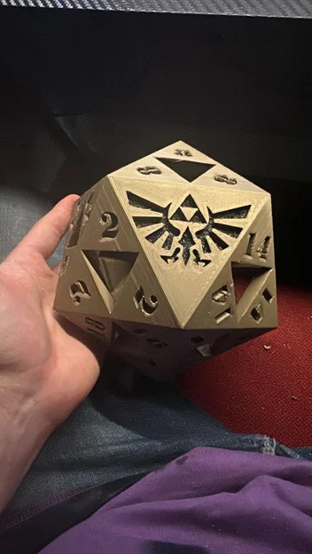 Triforce D20 – Xúc xắc D20 lấy cảm hứng từ TriForce - Image 1