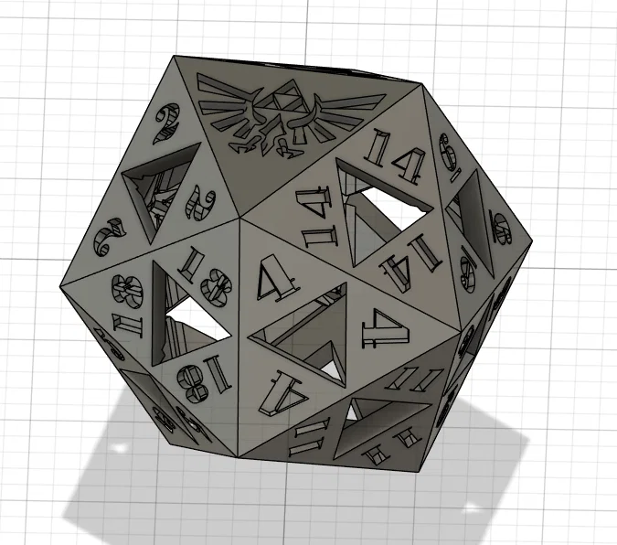 Triforce D20 – Xúc xắc D20 lấy cảm hứng từ TriForce - Image 3