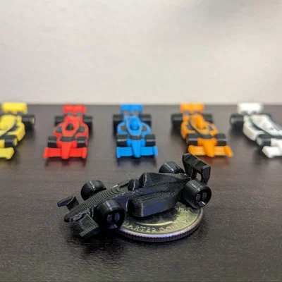 Mô hình xe đua Formula 1 siêu nhỏ - Tỉ mỉ từng chi tiết in 3D