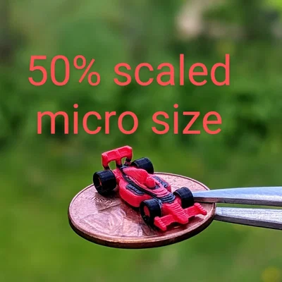 Mô hình xe đua Formula 1 siêu nhỏ - Tỉ mỉ từng chi tiết in 3D