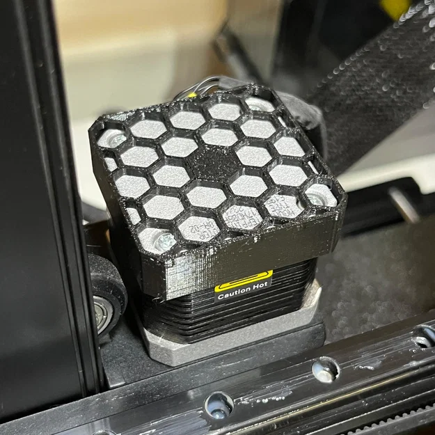 Nắp che bụi động cơ trục X họa tiết lục giác cho Ender 3 V3 KE - Image 1