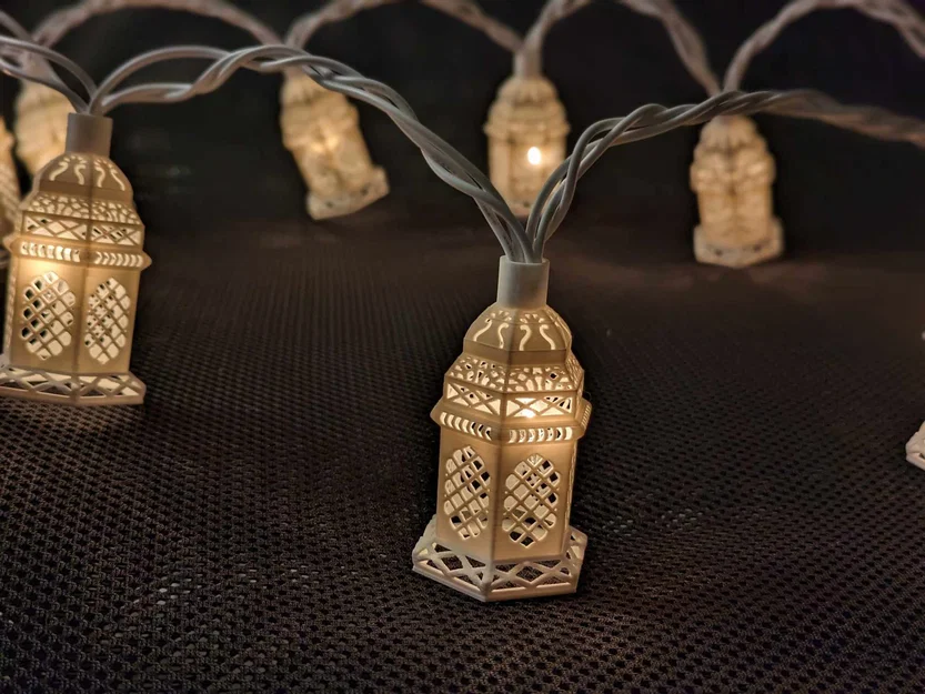 Bộ chụp đèn dây lồng đèn Ramadan (10 cái) - Image 1