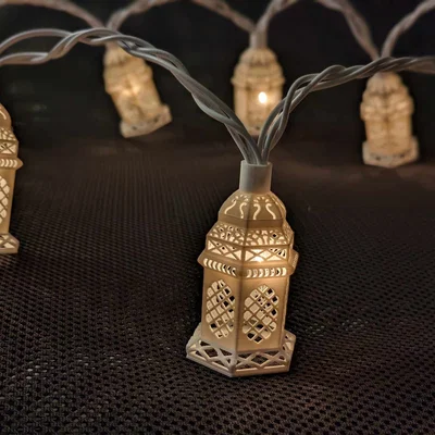 Bộ chụp đèn dây lồng đèn Ramadan (10 cái)