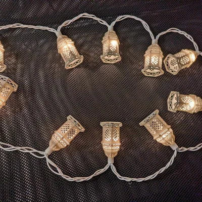 Bộ chụp đèn dây lồng đèn Ramadan (10 cái)
