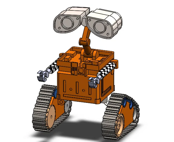 Robot Wall E (WALL-E) - Mô hình SolidWorks - Image 1