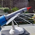Mô hình phi thuyền Thunderbird 1 3D chi tiết cho fan hâm mộ - Thumbnail 1