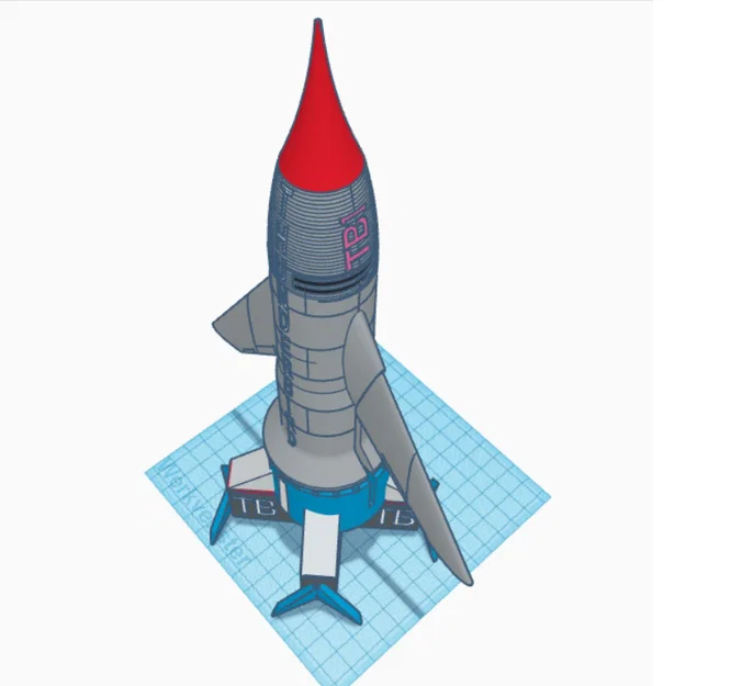 Mô hình phi thuyền Thunderbird 1 3D chi tiết cho fan hâm mộ - Image 8