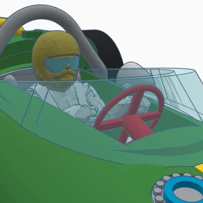 Mô hình xe đua Lotus 38 đời 1965 tỉ lệ 1:24 - File in 3D chi tiết