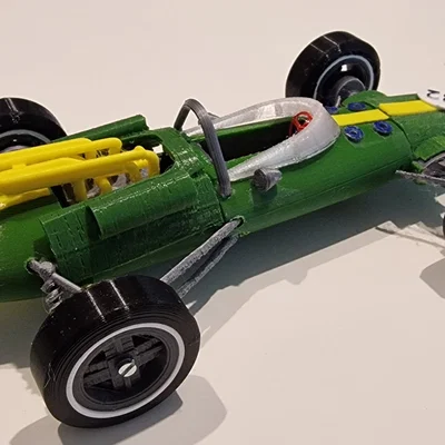 Mô hình xe đua Lotus 38 đời 1965 tỉ lệ 1:24 - File in 3D chi tiết