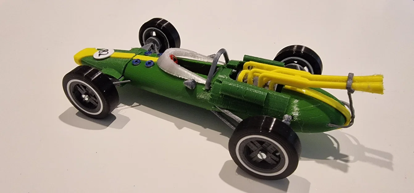 Mô hình xe đua Lotus 38 đời 1965 tỉ lệ 1:24 - File in 3D chi tiết - Image 5