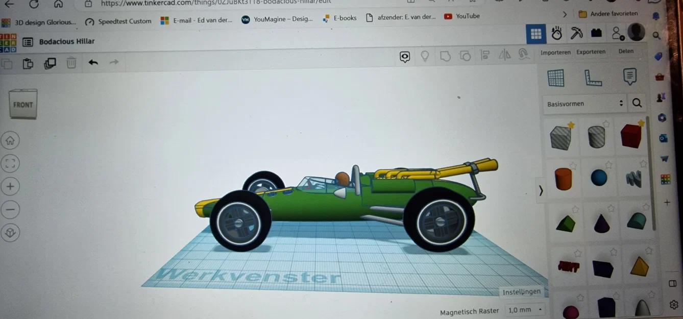 Mô hình xe đua Lotus 38 đời 1965 tỉ lệ 1:24 - File in 3D chi tiết - Image 7