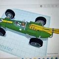 Mô hình xe đua Lotus 38 đời 1965 tỉ lệ 1:24 - File in 3D chi tiết - Thumbnail 10