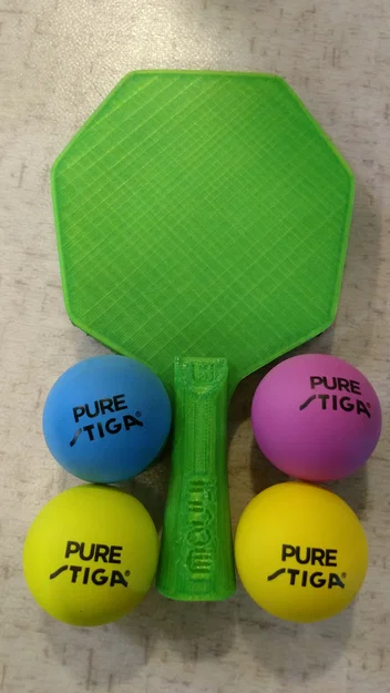 Mô hình vợt bóng bàn kiểu CyberShape (Stiga style) tự in 3D - Image 3