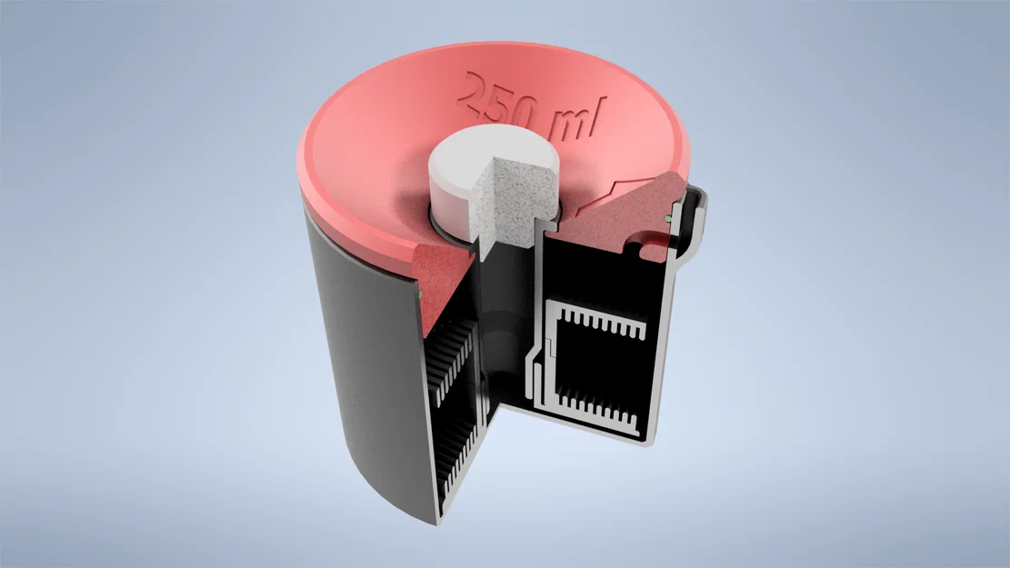 Tank Tráng Film 35mm 250ml In 3D (Film Development Tank 35mm 250ml) - Image 1