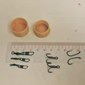 Cần câu tay 3D nhỏ gọn 'Fancy' Hobo Fishing Rod cho dã ngoại - Thumbnail 4