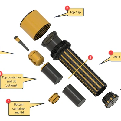 Bộ cần câu tay Hobo Reel: Thiết kế 3D thông minh cho dân dã ngoại