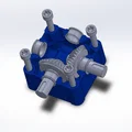 Mô hình hộp số góc 90 độ (90° Gear Box) in 3D - Thumbnail 2
