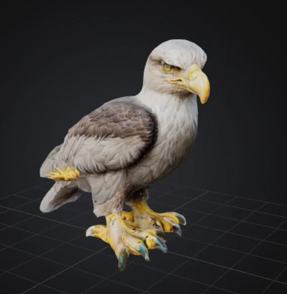 Mô hình đại bàng 3D dũng mãnh, chi tiết cho in 3D chuyên nghiệp - Image 1