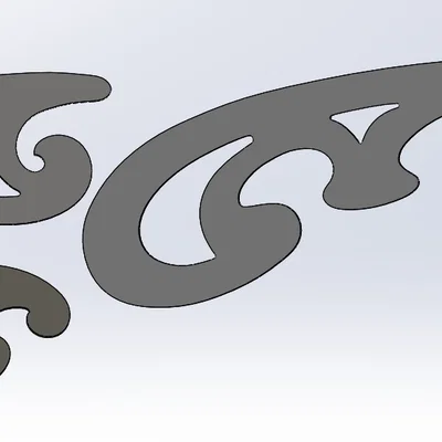 Bộ thước vẽ kỹ thuật French Curves - Hỗ trợ vẽ đường cong chính xác
