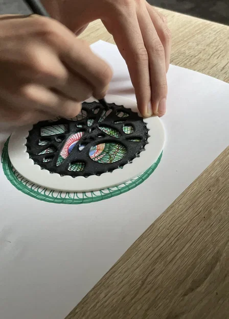 Template Spirograph (khuôn vẽ Spirograph) - Image 2