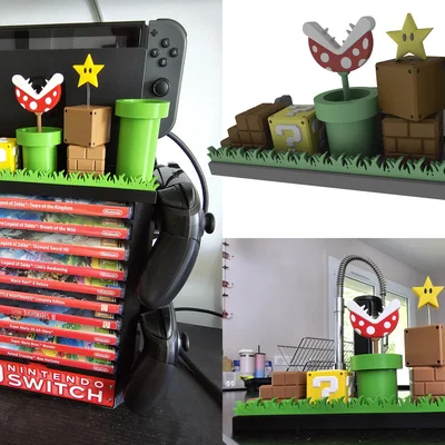 Tháp trưng bày Nintendo Switch chủ đề Super Mario cực độc đáo