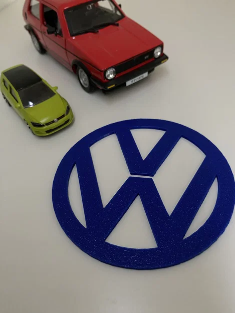 Mô hình logo Volkswagen 3D trang trí độc đáo - Image 1