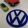 Mô hình logo Volkswagen 3D trang trí độc đáo - Thumbnail 1